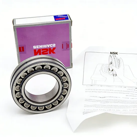 22210EAE4 NSK Spherical Roller Bearing 50x90x23mm for Industrial Gearboxes High Speed