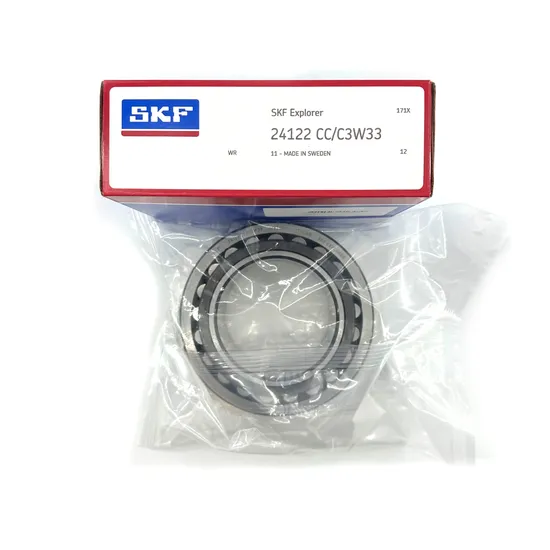 High Precision Spherical Roller Bearing 24122CC/C3W33 for Industrial Gearbox 110x180x69mm