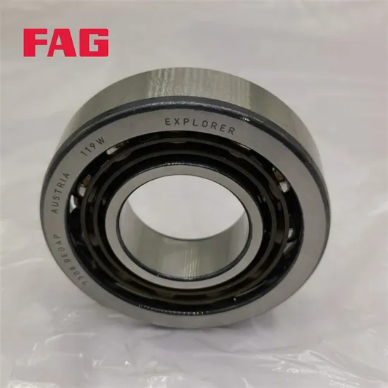 Double Row Angular Contact Ball Bearing 3304-Bd-XL-2hrs-Tvh FAG Double Sealed for Industrial Machinery