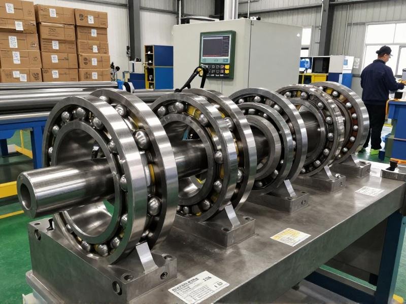 Steel bar to finished bearing process