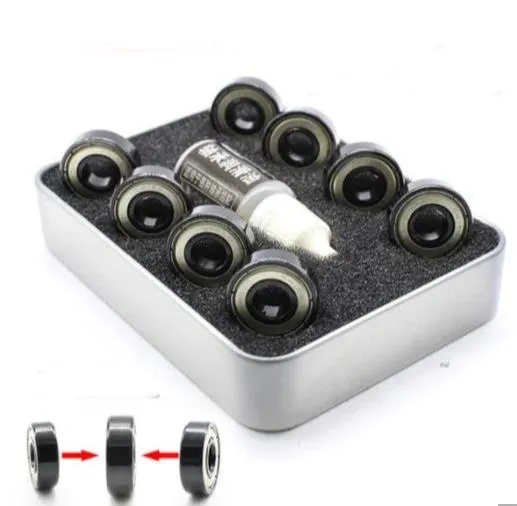 608 Double Cocked Fish Skateboard Bearing for Longboard, Unseparated Single Row Radial