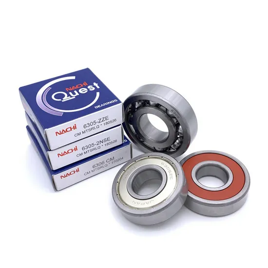 Auto Parts Deep Groove Ball Bearing 6203-2RS 17x40x12mm Low Vibration Bearing Steel