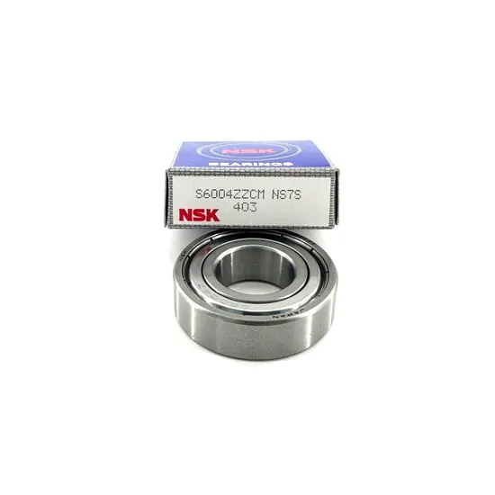 Dust-Tight 6004 DDU NSK Deep Groove Ball Bearing for Sandblasting Machinery 20x42x12mm