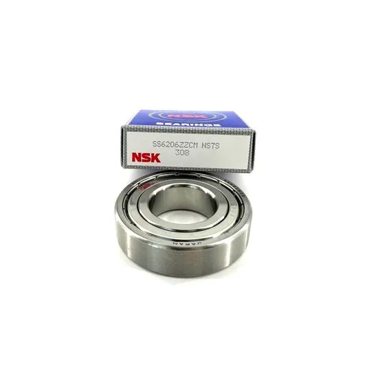 Heavy Duty NSK 6206 Deep Groove Ball Bearing 30X62X16mm for Assembly Line