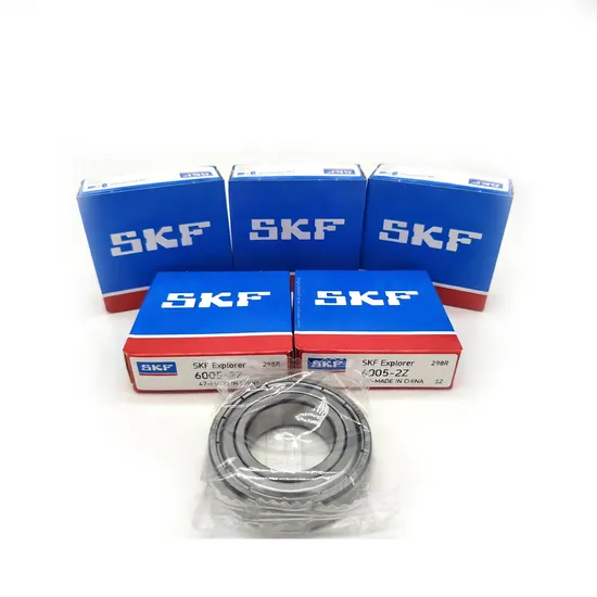 Double Lip Sealed 6005 SKF Deep Groove Ball Bearing for Motor Assembly P0-P2 Precision