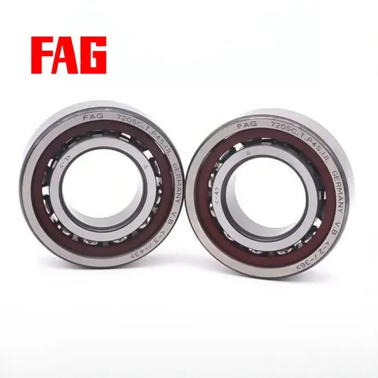 High Speed Sealed Angular Contact Ball Spindle Bearing HS7010-E-T-P4s-UL FAG