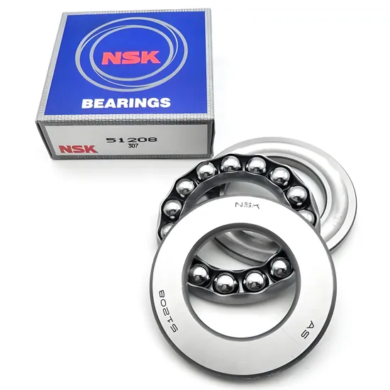 High Load Thrust Ball Bearing 51103 51208 P0-P4 Precision Grease/Oil Lubricated
