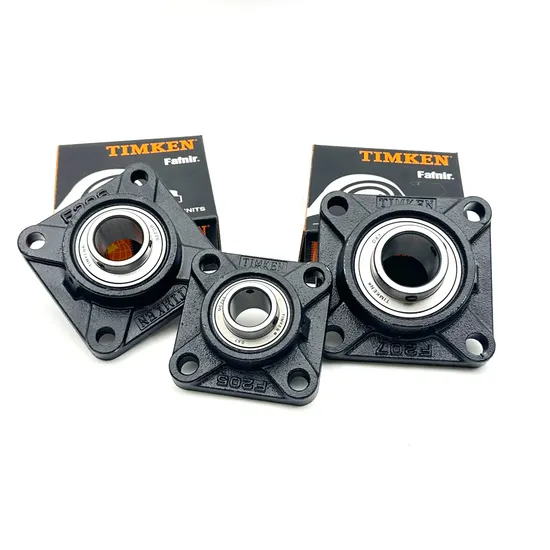 Timken UCF205 UCF206 UCF207 Set Screw Locking Flange Pillow Block Bearing Unit for Industrial Machinery Low Noise
