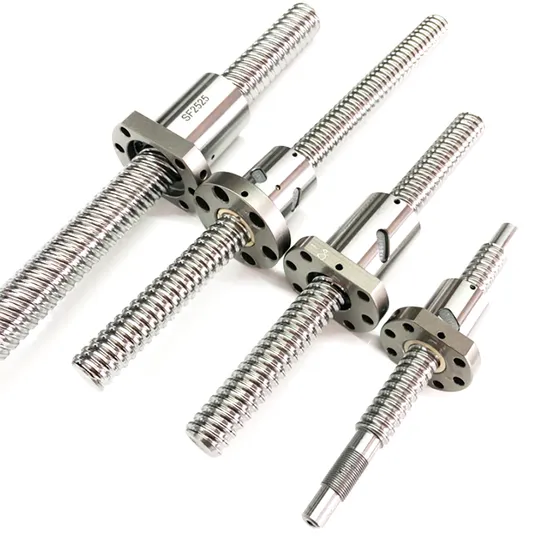 Precision Low Noise Grinding Ball Screw SFU1204-4 for CNC Machining with Alloy Material