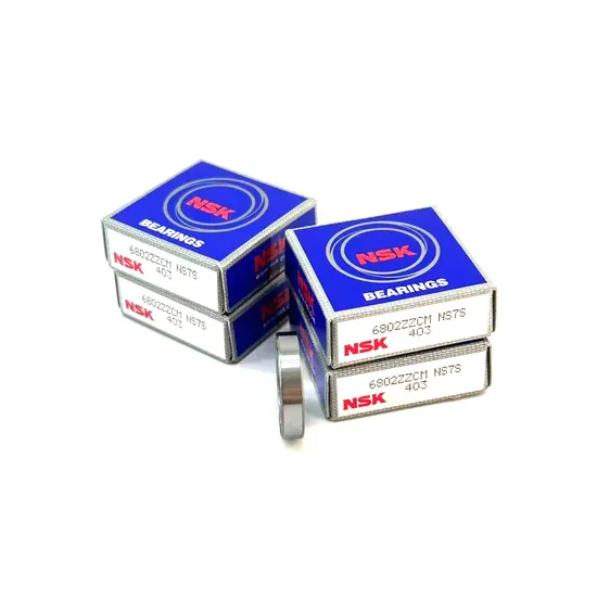 High Precision NSK 6802 Deep Groove Ball Bearing 15X24X5mm for Riveting Equipment