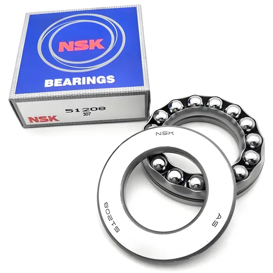 High-Precision NSK Thrust Ball Bearing 51208 40x68x19mm for Industrial Machinery