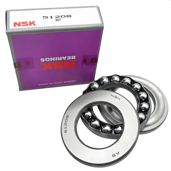High-Precision NSK Thrust Ball Bearing 51208 40x68x19mm P0-P4 for Industrial Machinery