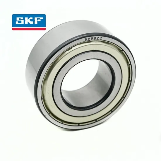 Double Row Angular Contact Ball Bearing 3206A-2Z Shielded for Industrial Machinery with P0-P4 Precision