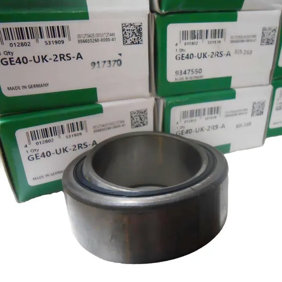 GE40-FO-2RS-E Spherical Plain Radial Bearing, P2 Precision, Hydraulic Machinery Use