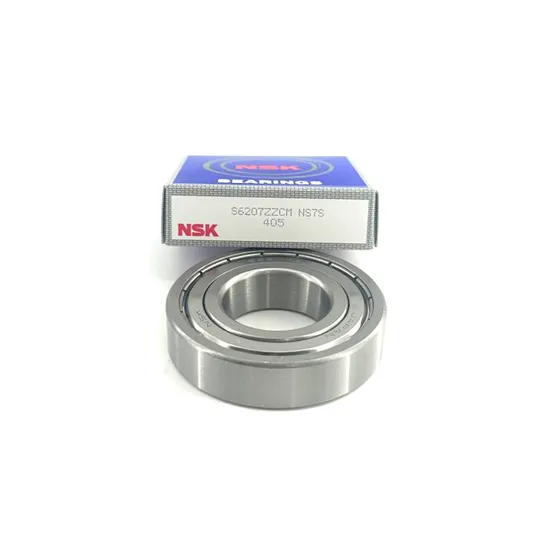 High Speed NSK 6207 Deep Groove Ball Bearing 35X72X17mm for Weaving Machinery