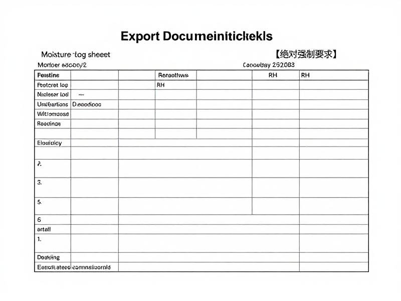 Export documentation checklist